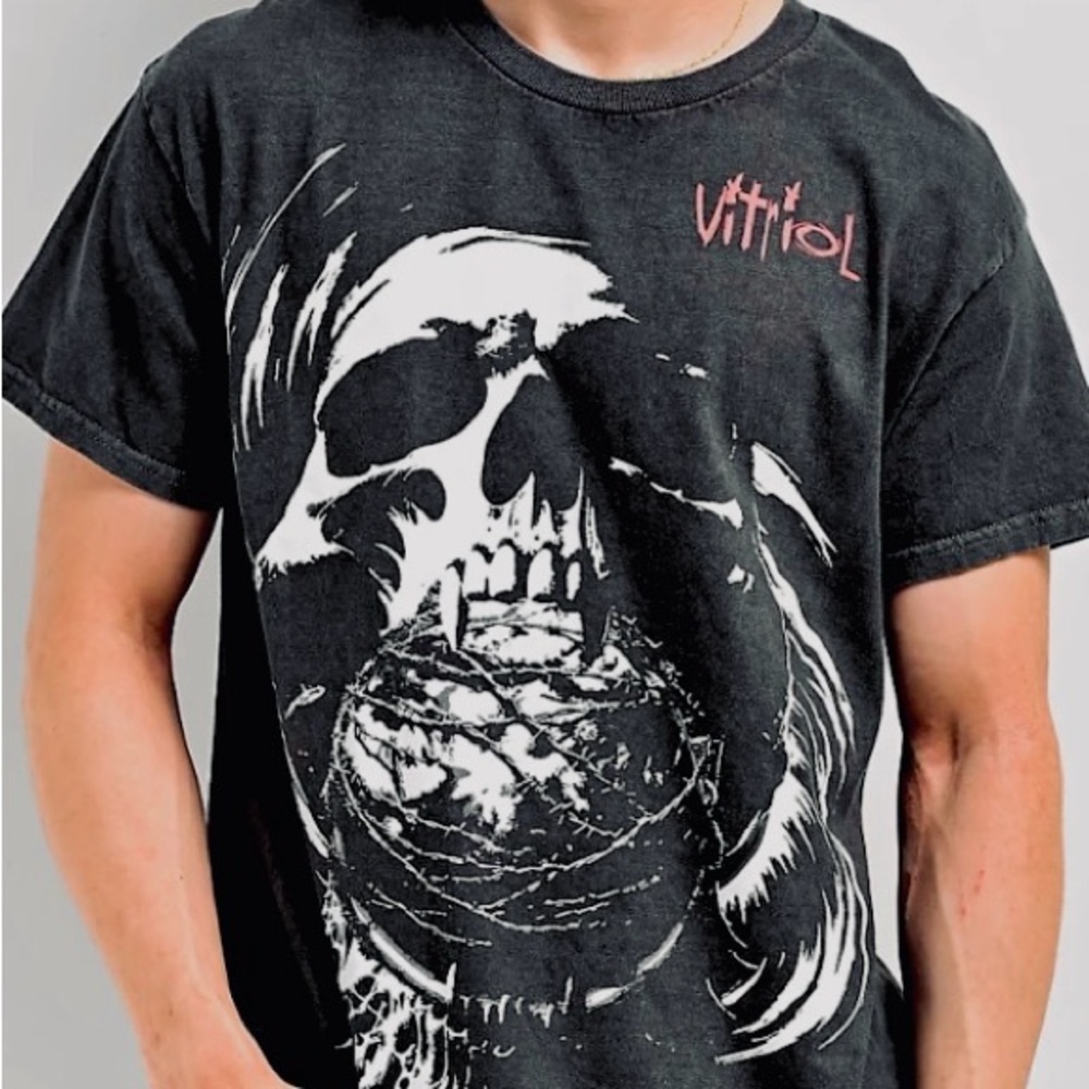 Black Graphic T-Shirt for Men